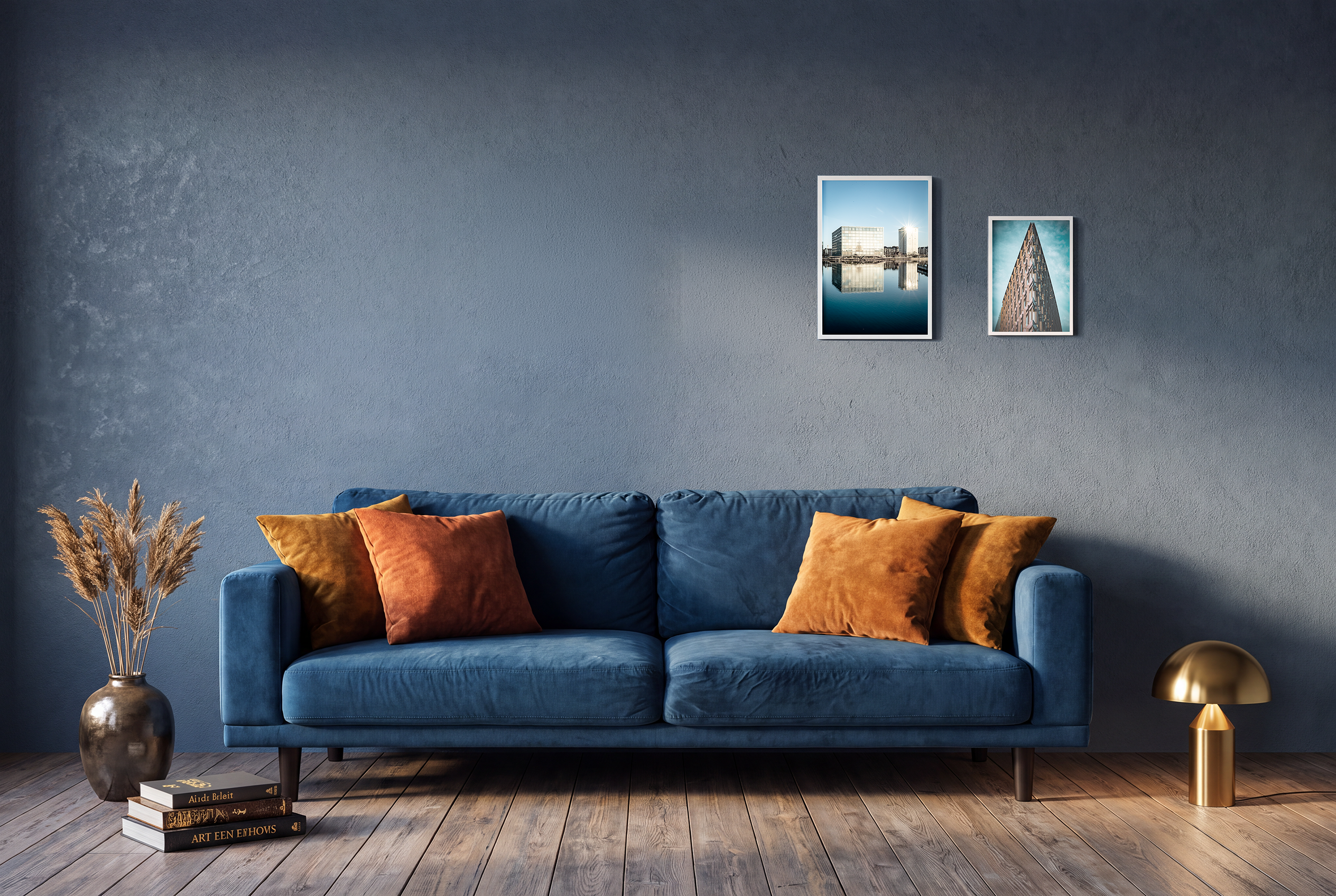 Fotokunst fra 4Real i et moderne hjem